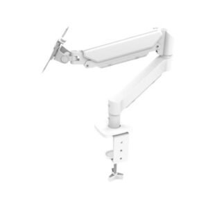 Single Monitor Stand White | Adjustable Desk Mount